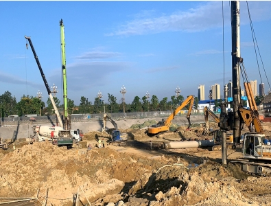金茂岳阳岳茂苑02、03地块基坑支护和桩基础工程（湖南▪岳阳）