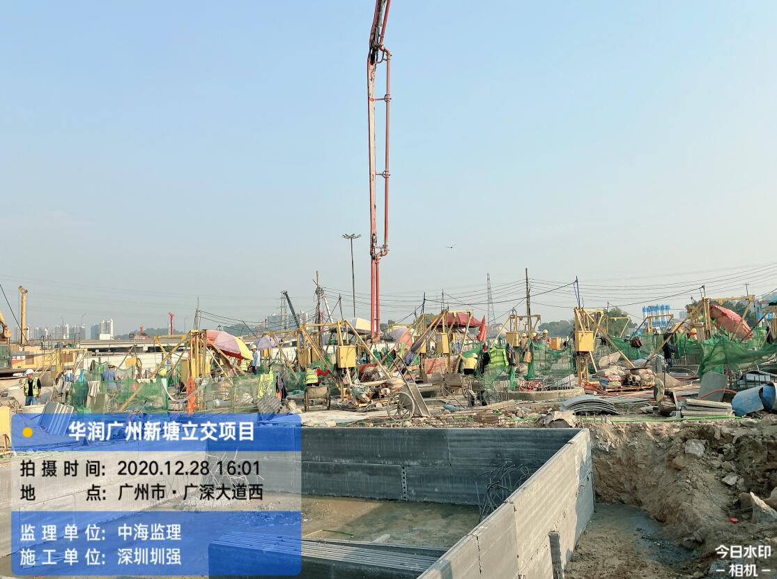 华润广州新塘立交项目2021年3月