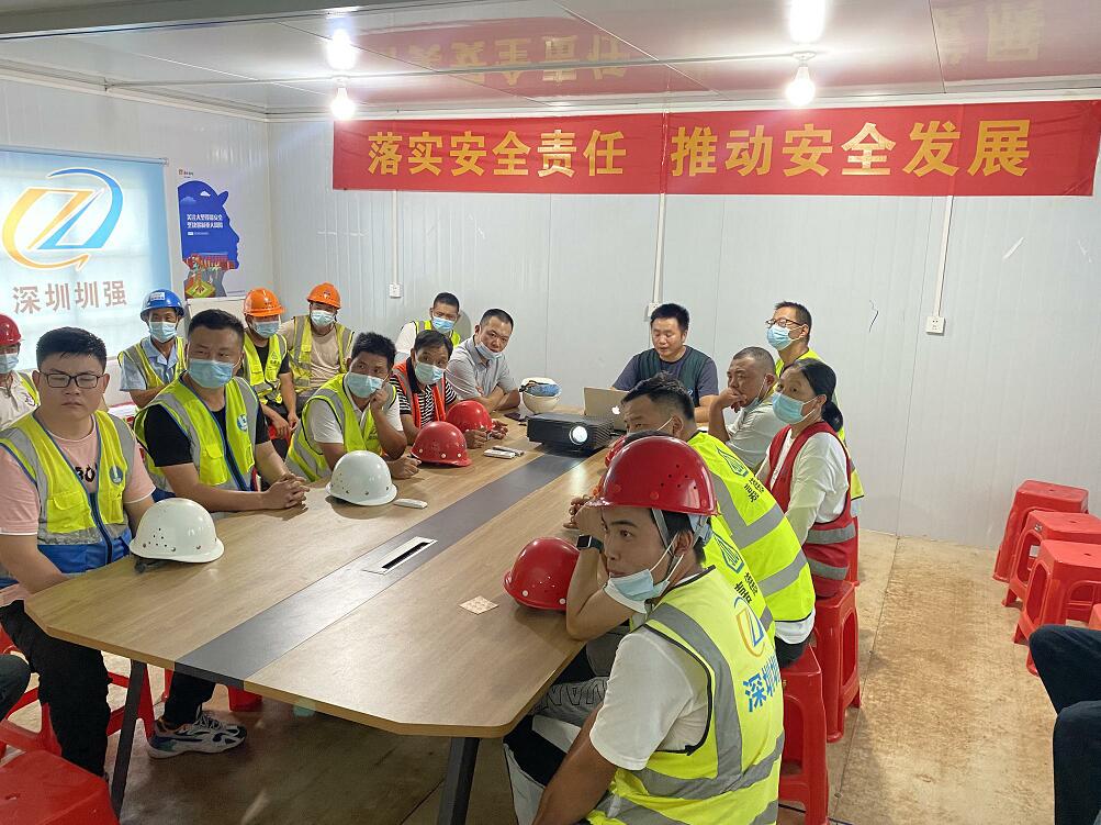 深圳湖贝 A1、A2 地块项目基坑支护工程开展现场消防演练