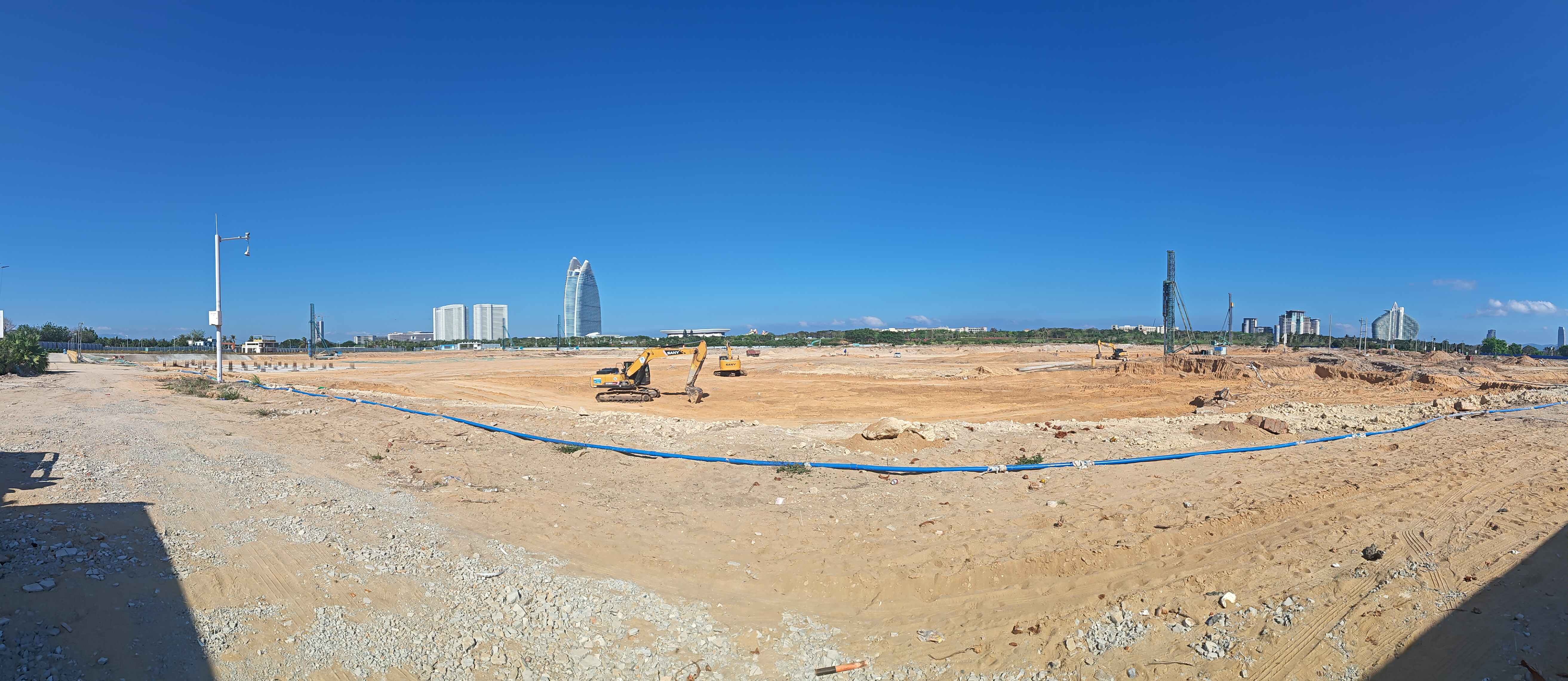华润三亚超级万象城项目基坑支护工程2025.4.21-4.27施工剪影