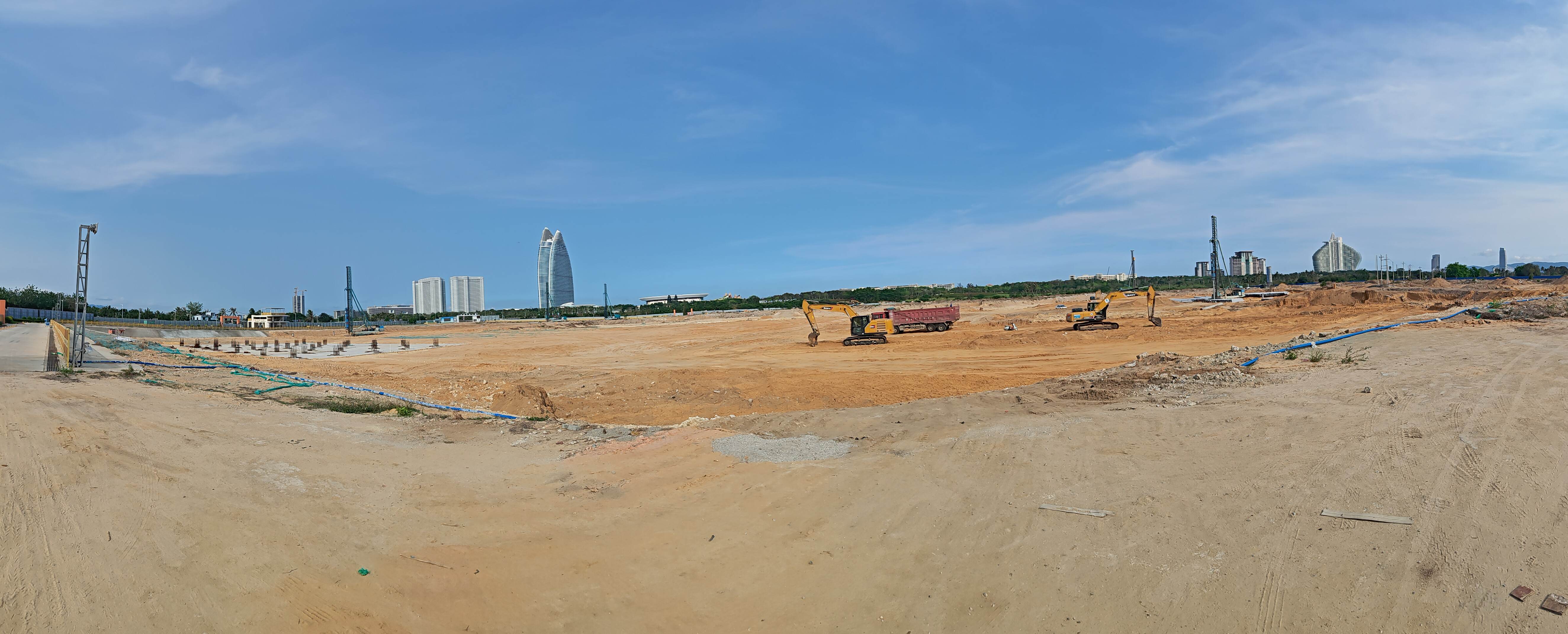 华润三亚超级万象城项目基坑支护工程2025.4.28-5.4施工剪影