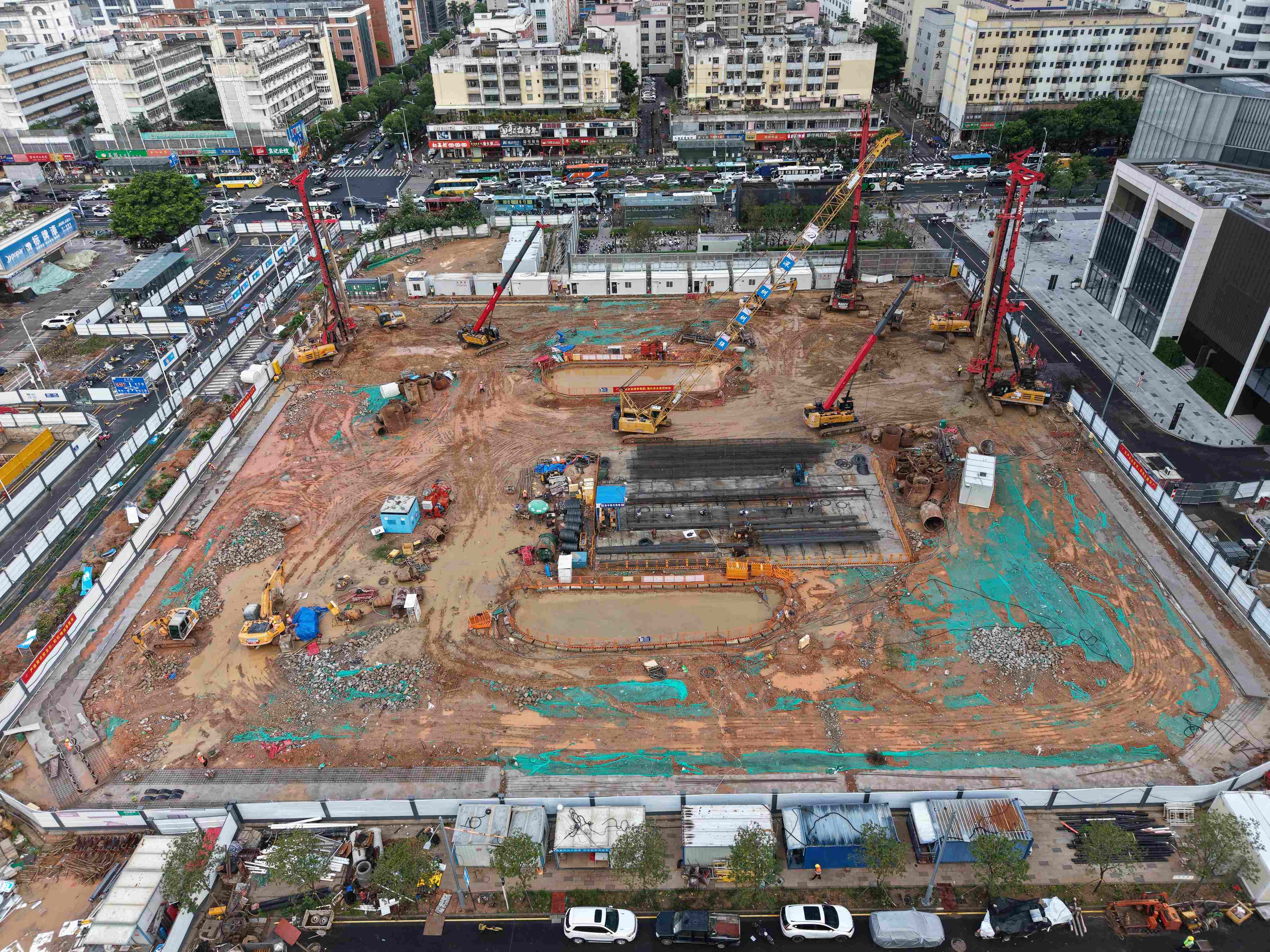 宝安区芯片及数字视讯联合产业基地基坑支护及土石方工程2025.6.11-6.16施工剪影