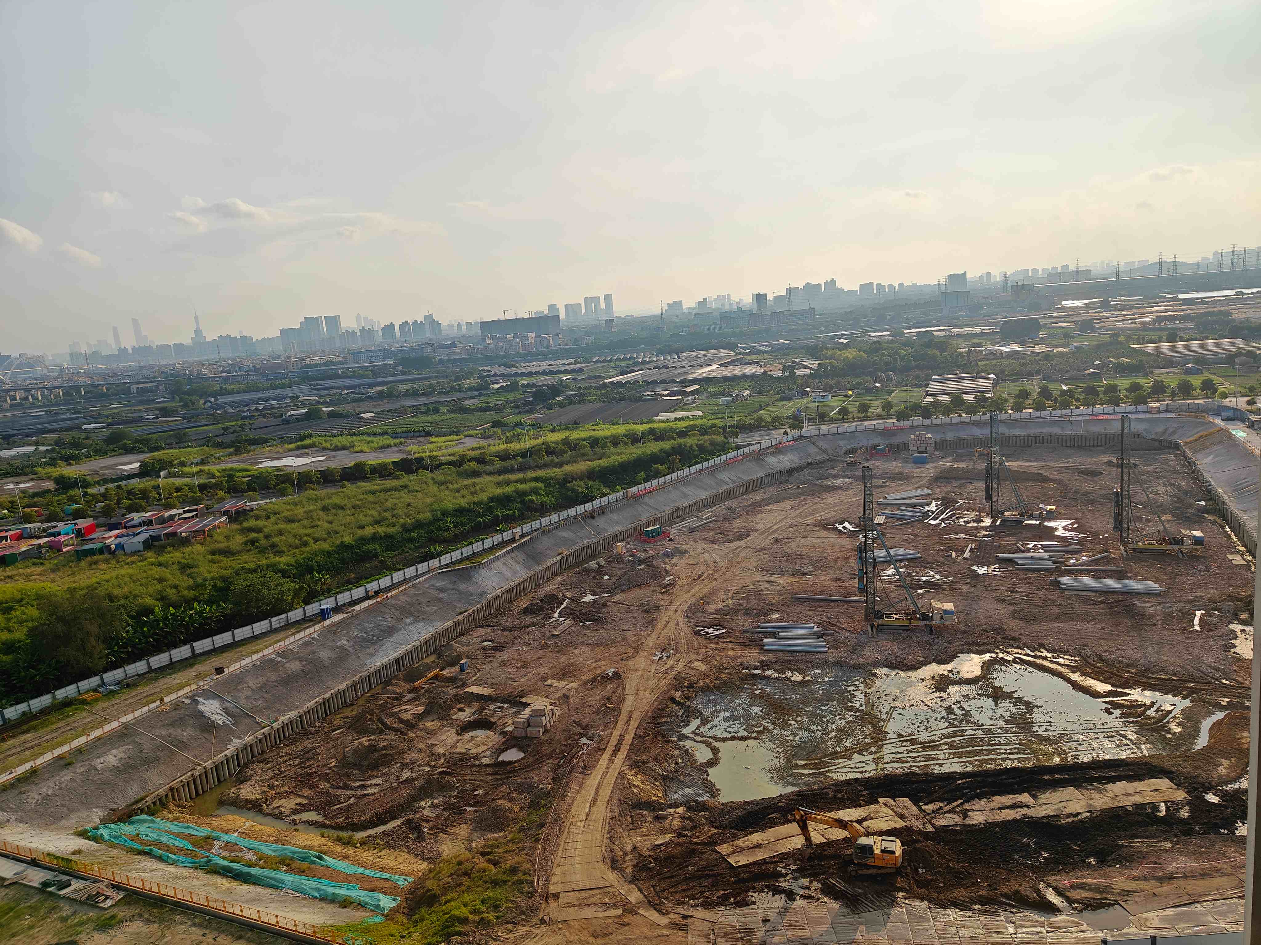 广佛公司佛山璞悦山医院地块桩基工程2025.9.6-9.13施工剪影